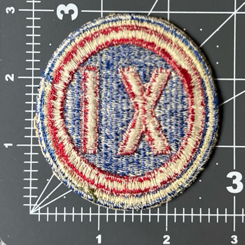 WW2 US IX (11th) Corps Patch Variant 3 - #0839