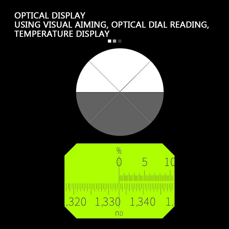 WYA-2WAJ Sucrose Solution Sugar Concentration Tester Refractive Index Tester