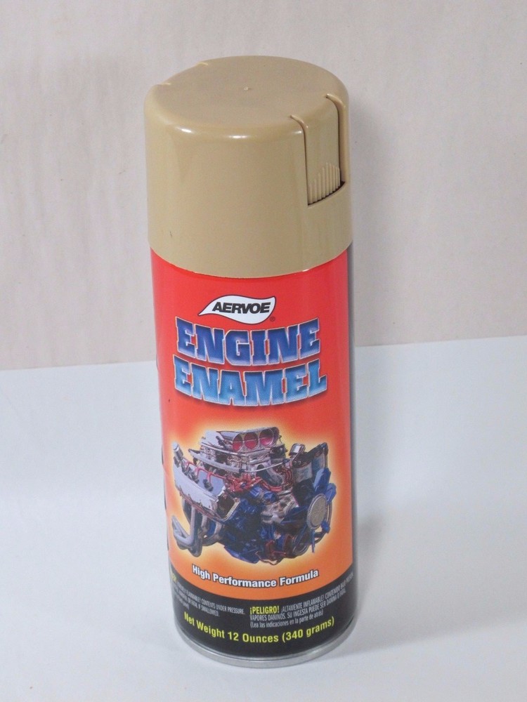 Aervoe 580 Engine Enamel Paint Cummins Beige 12oz Can
