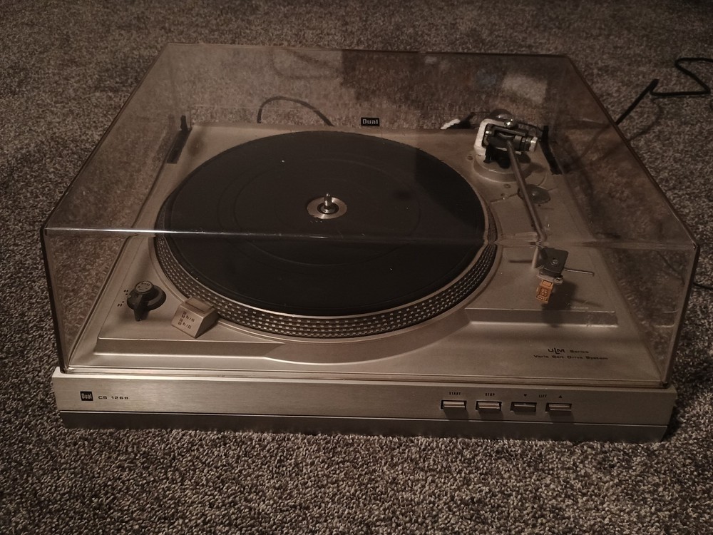 Vintage Dual CS 1268 turntable - tested and working with issues - READ