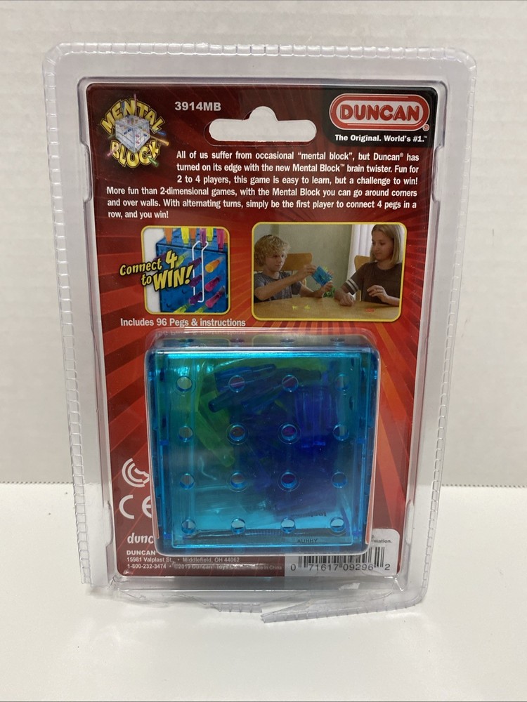 Duncan Mental Block Cube Puzzle Game logic, New.