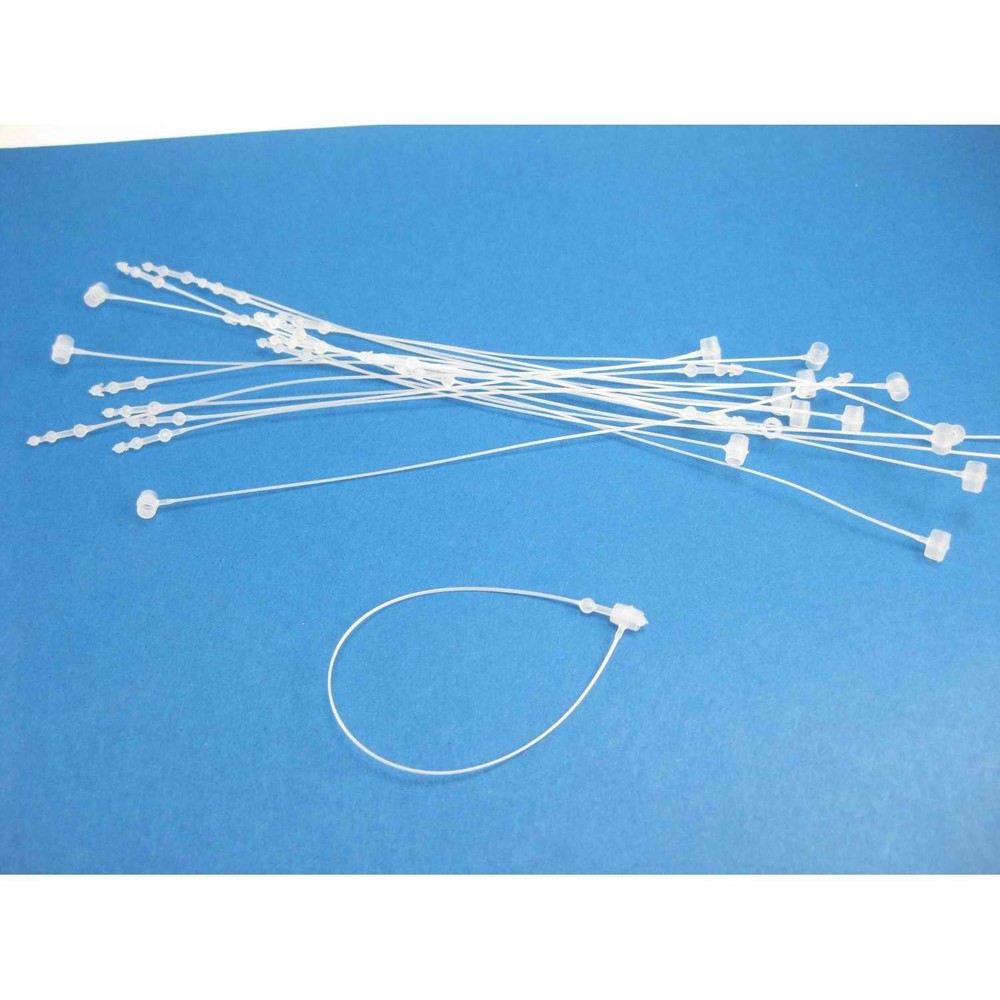 400 pc 3" 5" 7" and 9" 100 Each Snap Lock Pin Security Loop Plastic Tag Ties
