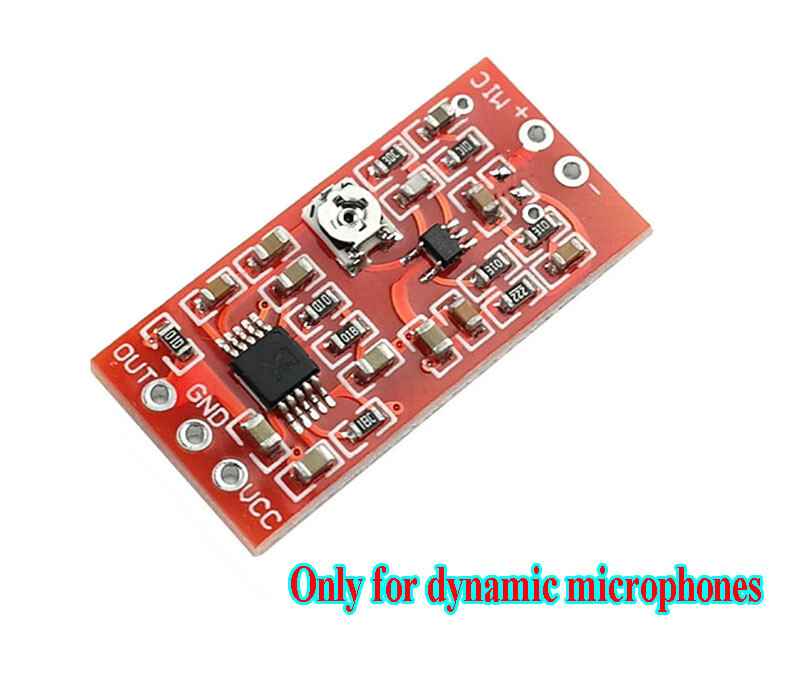 MAX4466 Dynamic Microphone Preamplifier Module + SSM2167 Voice Compression Amp