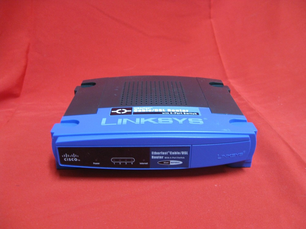 LINKSYS Ether Fast Cable/DSL Router Model - BEFSR41 new open box