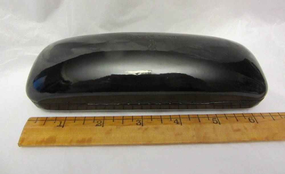 Bill Blass Black Eyeglass Case Holder Hard Shell