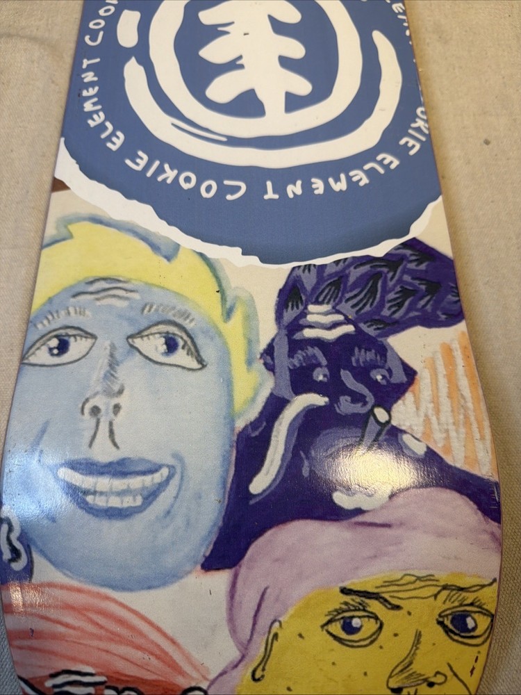 Element COLBOURN COOKIE FACES 8.2 Skateboard DECK Brand New