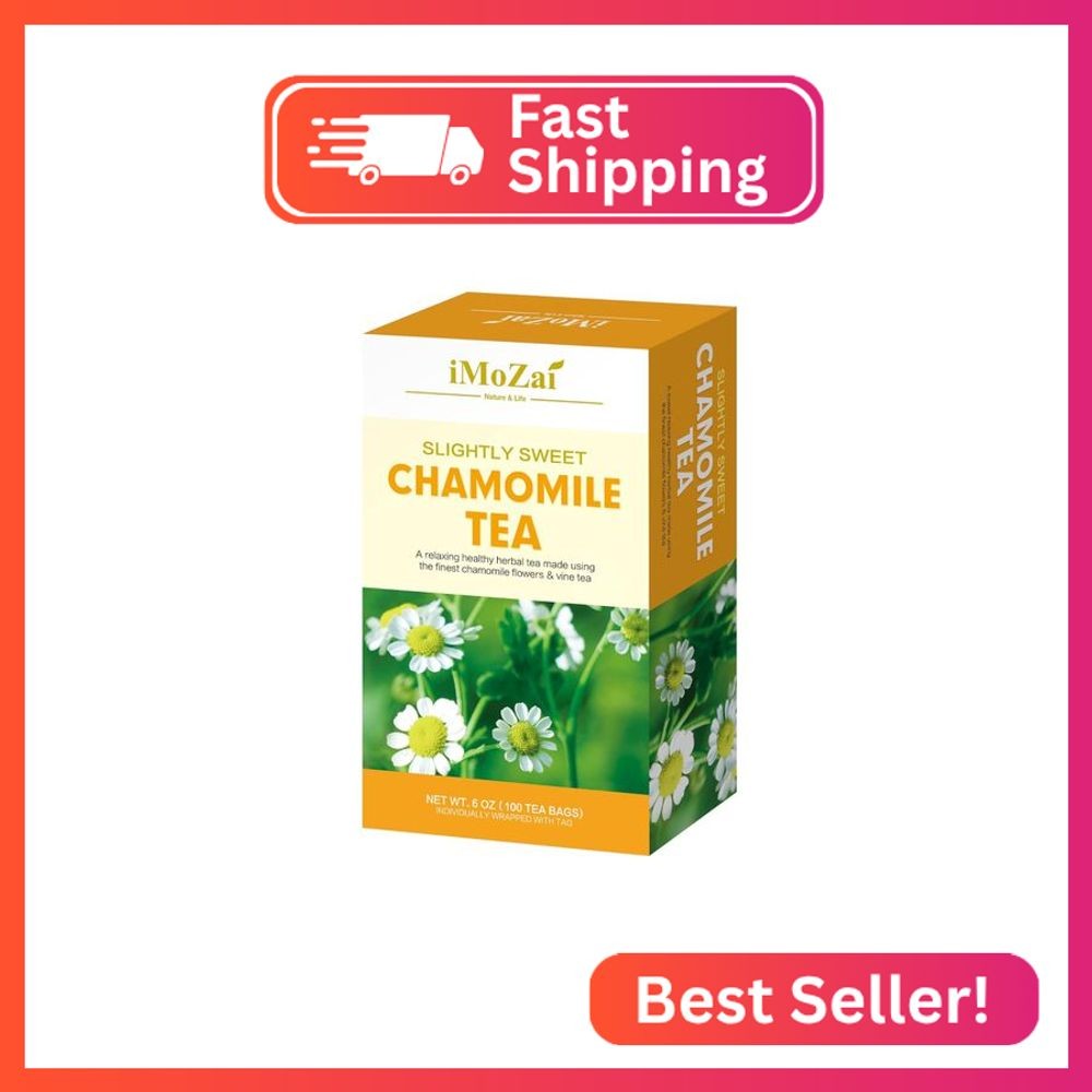 Imozai Chamomile Tea Bags 100 Count Individually Wrapped