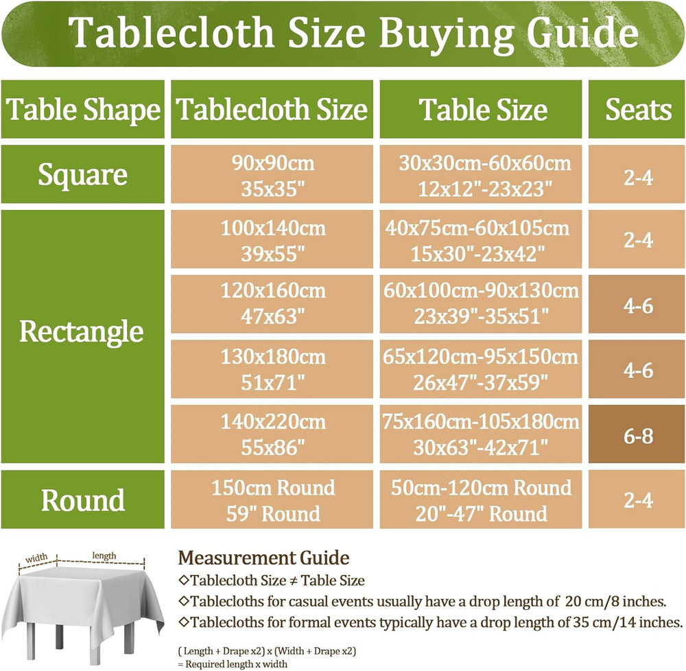 Striped Tablecloth Rectangle Tablecloths Cotton Blend Table Cloth Washable Table