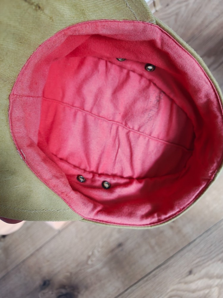 WW2 GERMAN WH OFICER AFRIKACORP HAT