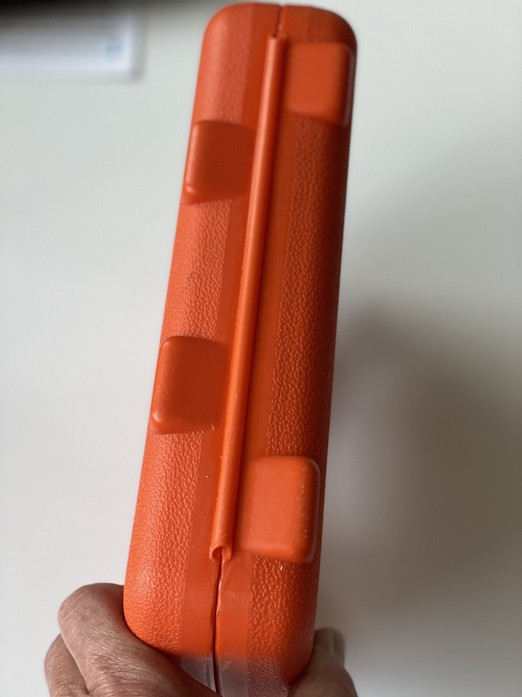 BLACK & DECKER EMPTY BLOW MOLD BOX #71-849 For BITS HOLDS 63 + TOOLS STORAGE NOS