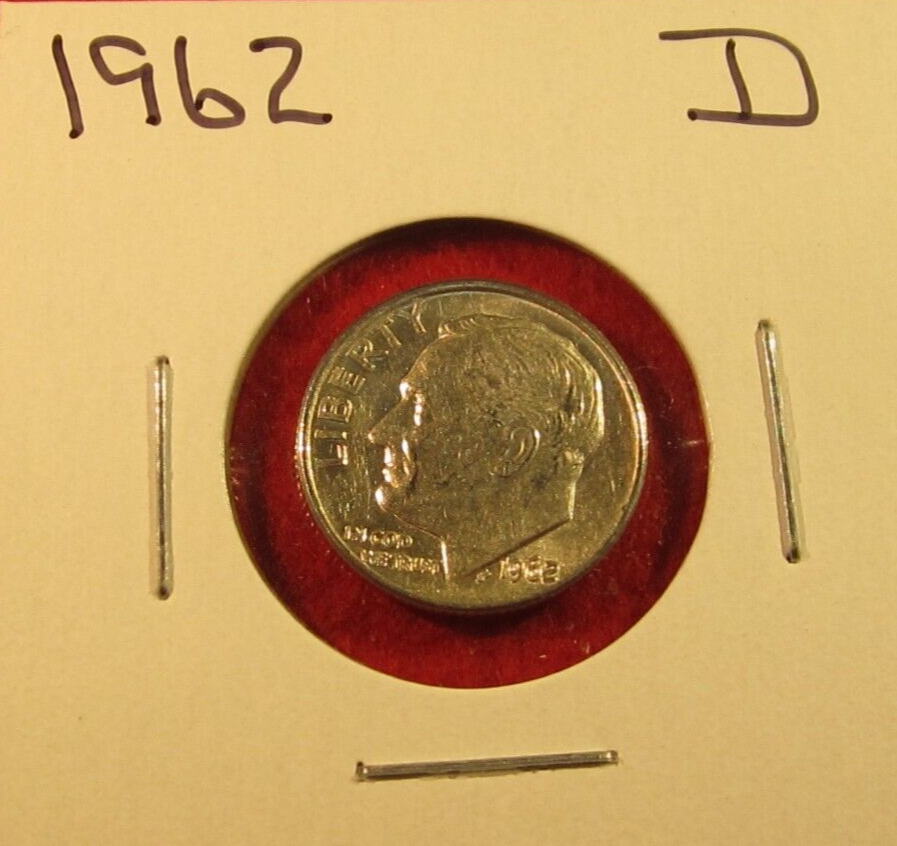1962 D Denver Roosevelt Silver Dime - Uncirculated