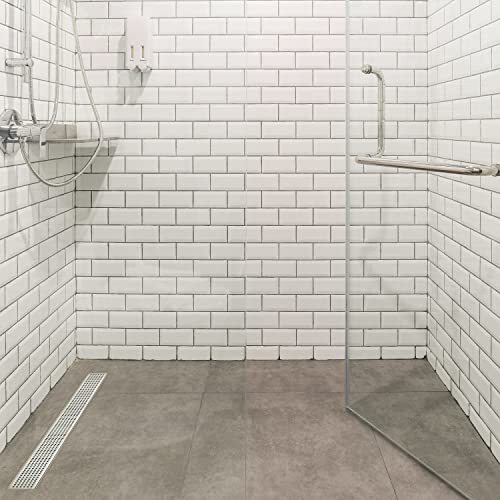 Designline 32 in. Linear Shower Drain Tile-in Grate Assorted Sizes , Styles