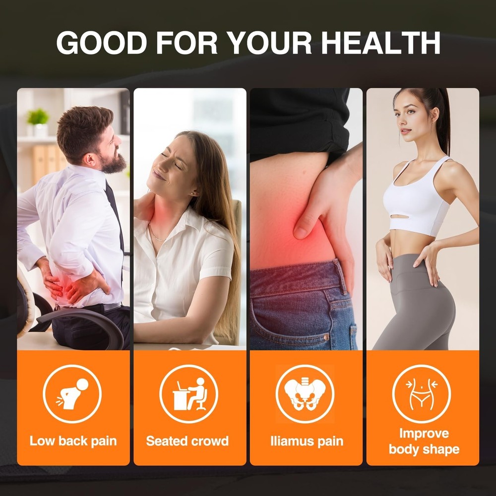 Psoas Release Tool-Hip Hook Psoas Muscle Release Tool Fully Adjustable for Il...