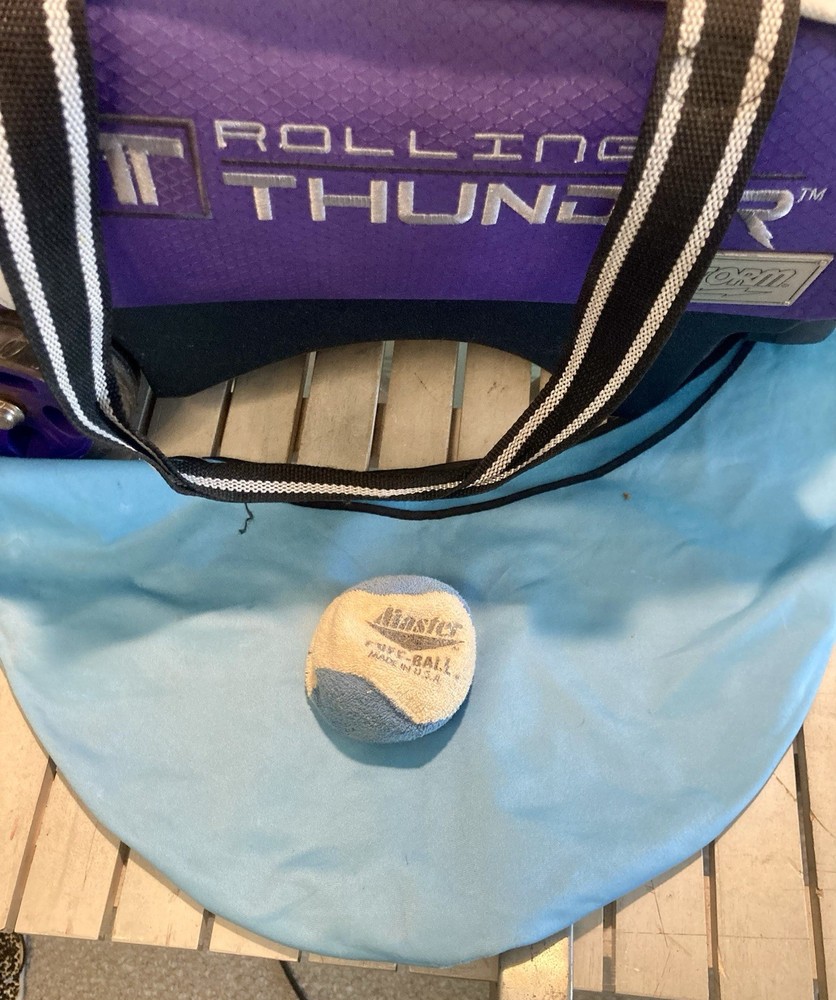 Storm Rolling Thunder bowling bag for 2 Balls retractable locking handle wheels