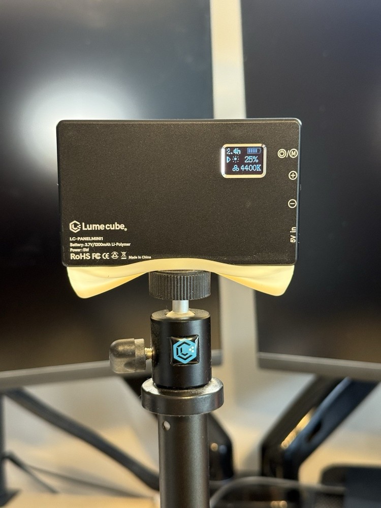 Lume Cube Video Conference Lighting and Webcam Stand Set