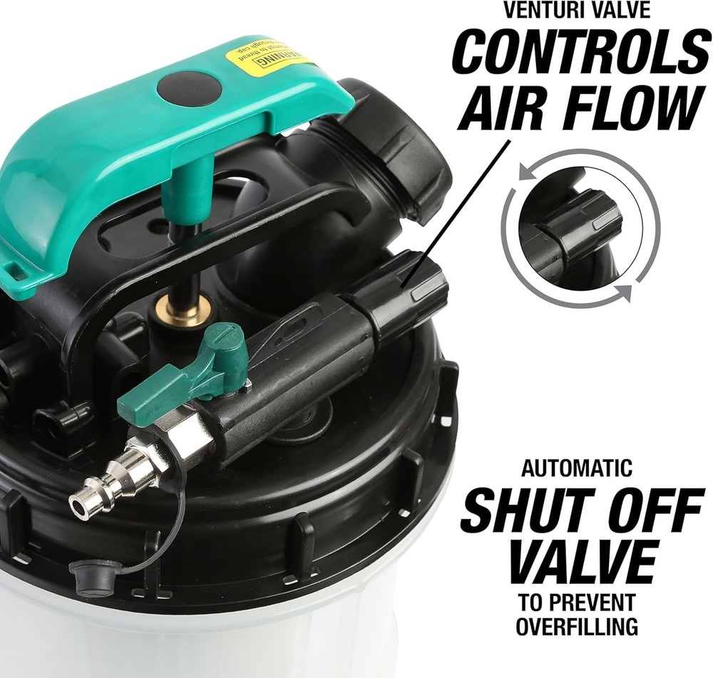 Versatile 6L Oil Extractor Pump with Dipstick Adapters for Efficient Maintenance