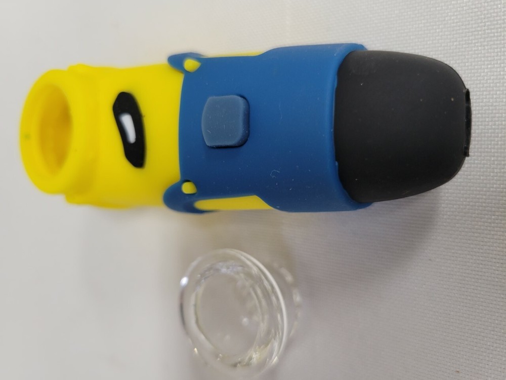 4" Silicone Yellow Hand Pipes