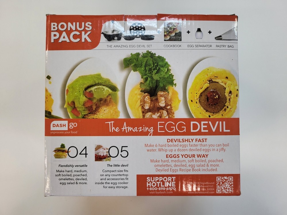 Dash Go Egg Devil - Recipes Included