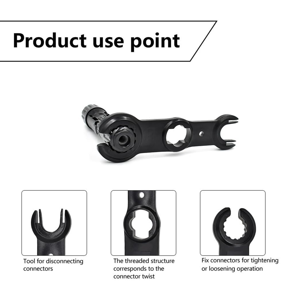 Solar Panel Connector Assembly Tool, Solar Wrenches/Spanner, Solar Disconnect...