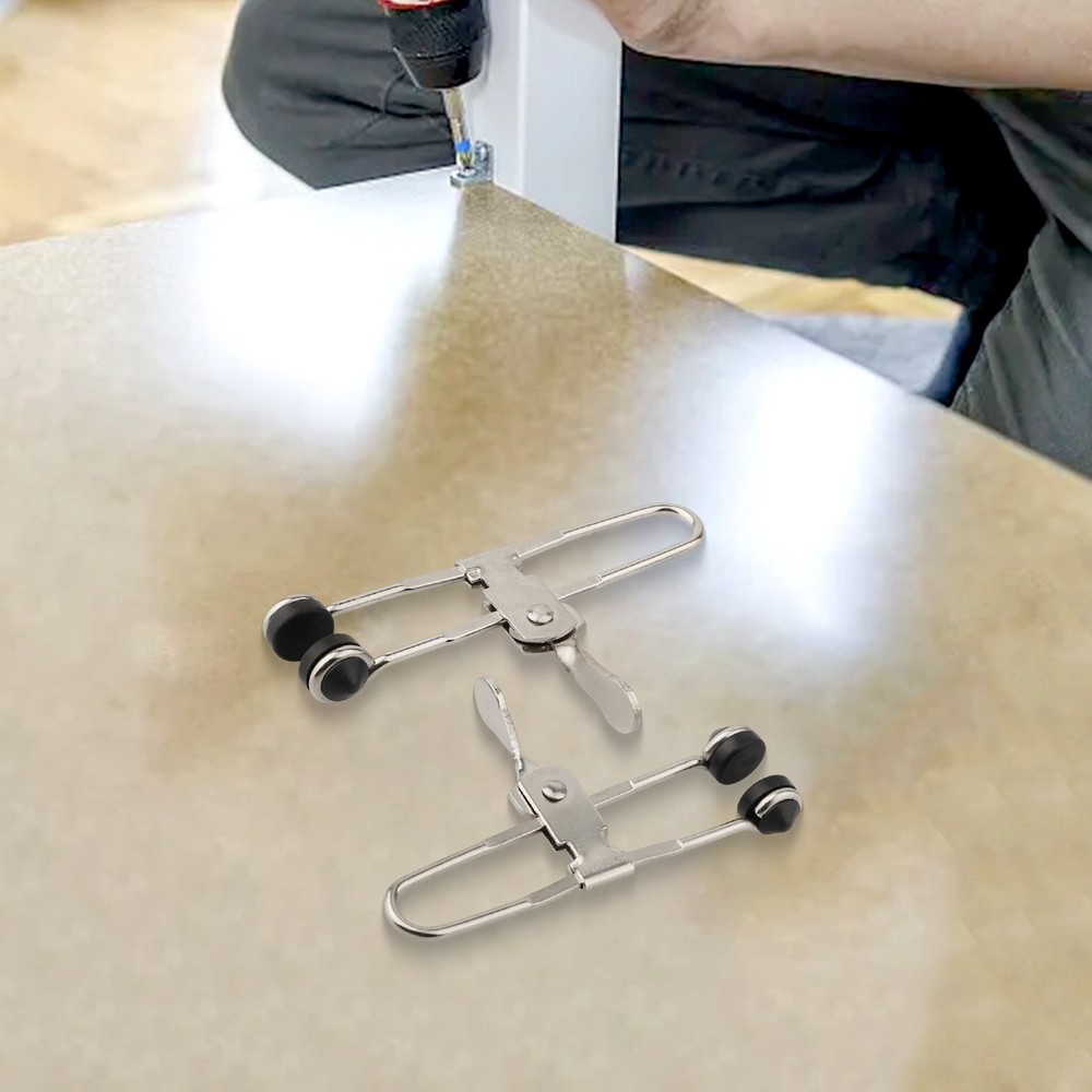 Dual Functionality 2pcs Robust Lever Action Clips for Secure Tile Placement