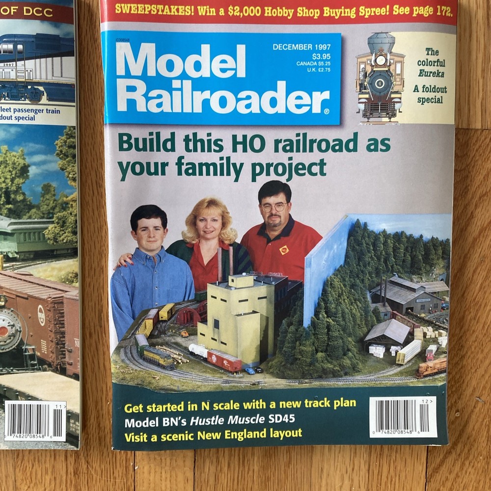 Model Railroader Magazine 1997- 12 Issues