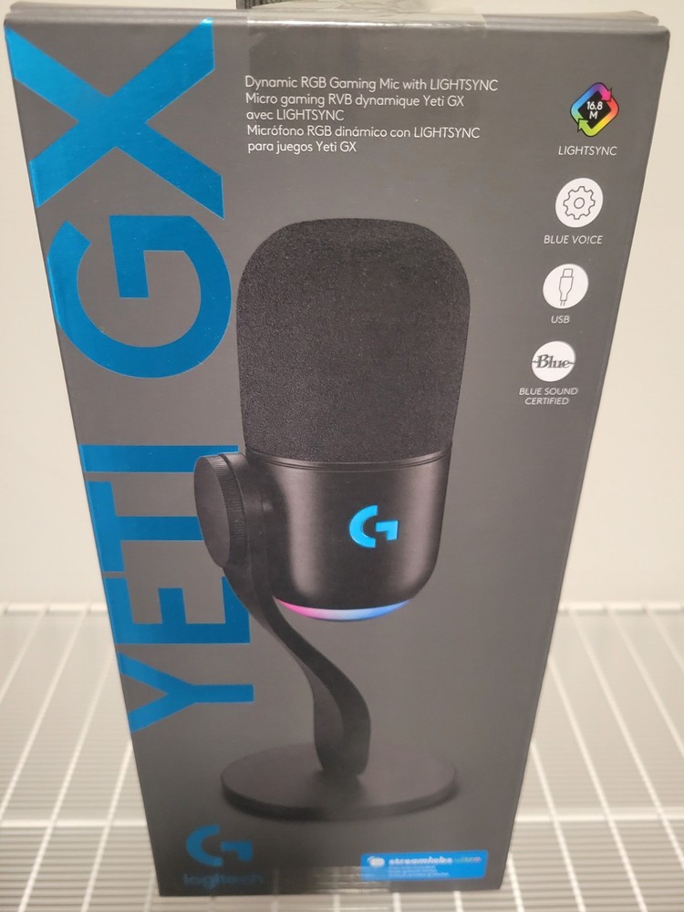 Logitech Yeti GX Microphone W/ Samson Pop Filter - Pre-owned Excellent Condition
