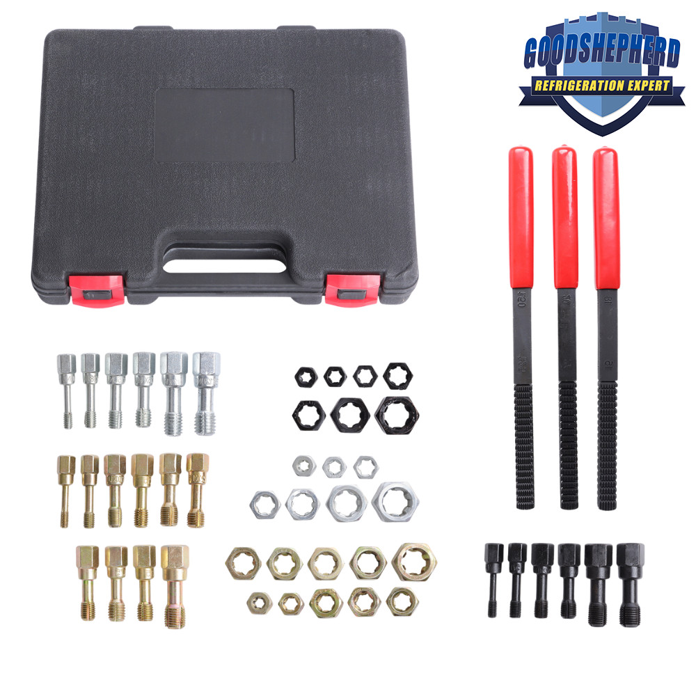 49Pcs Thread Cleaner Rethreading Master Kit Thread Repair Thread Chaser Tool Set