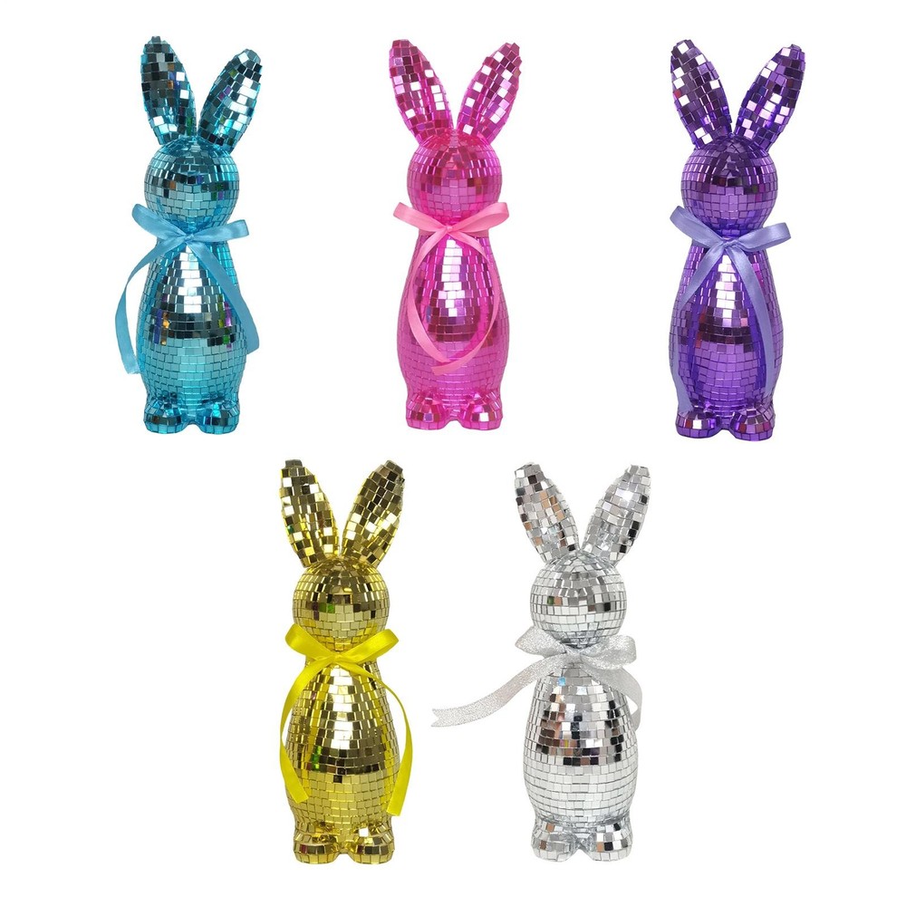 NEW Easter  Disco Bunny Tabletop Decor – Fun & Festive Holiday Accent