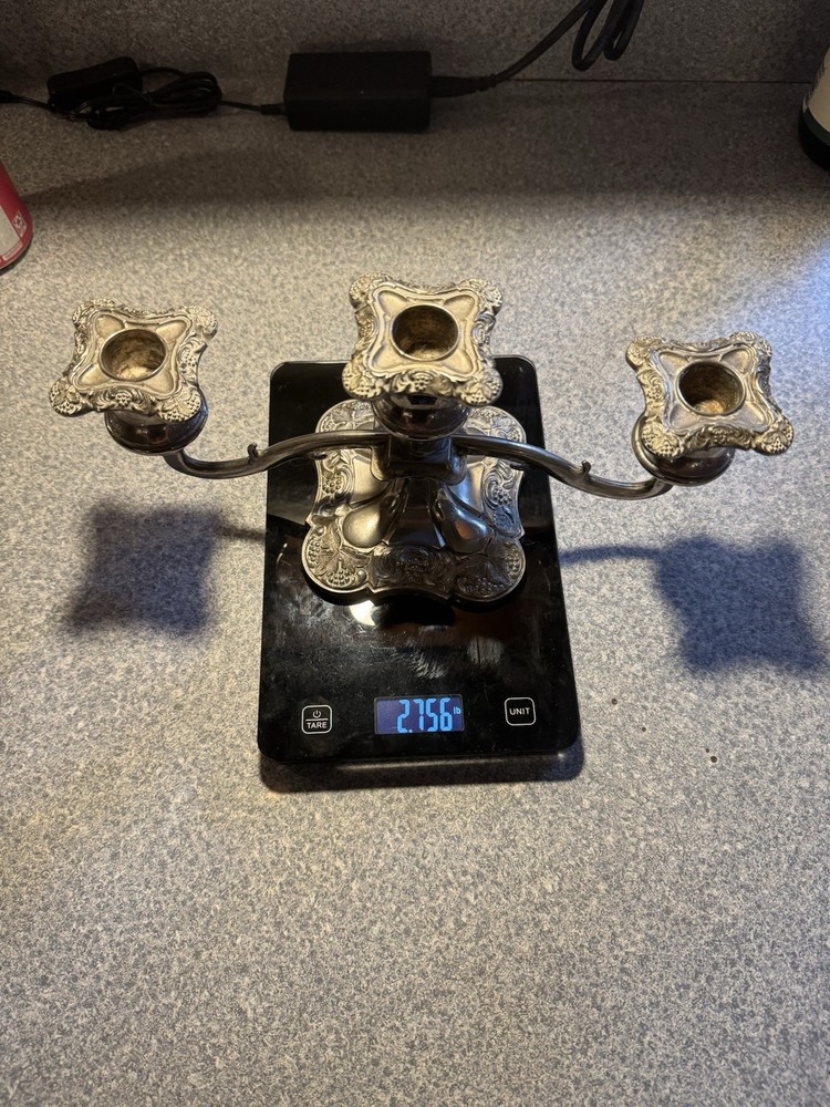 1900’s Victorian Silver Plated Candelabra
