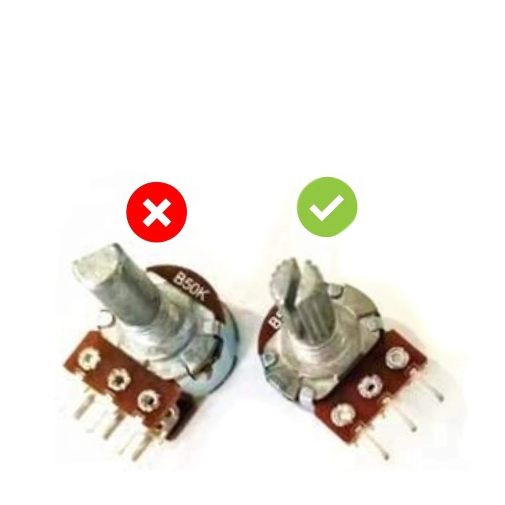 10pcs Rotary Encoder Knobs Potentiometer 6mm Shaft Volume Control Knob