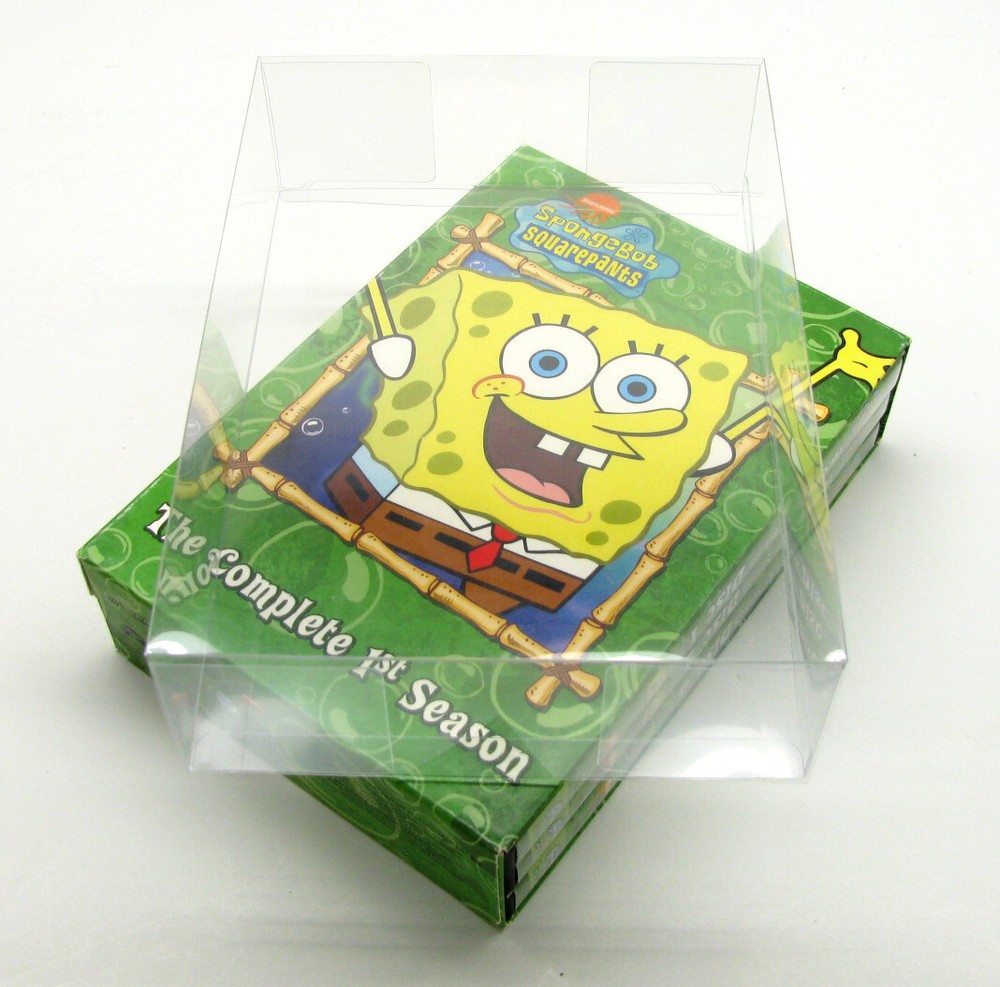 50x DVD OVERSIZED BOX SET (SIZE DVO F) - CLEAR PLASTIC PROTECTIVE BOX PROTECTOR