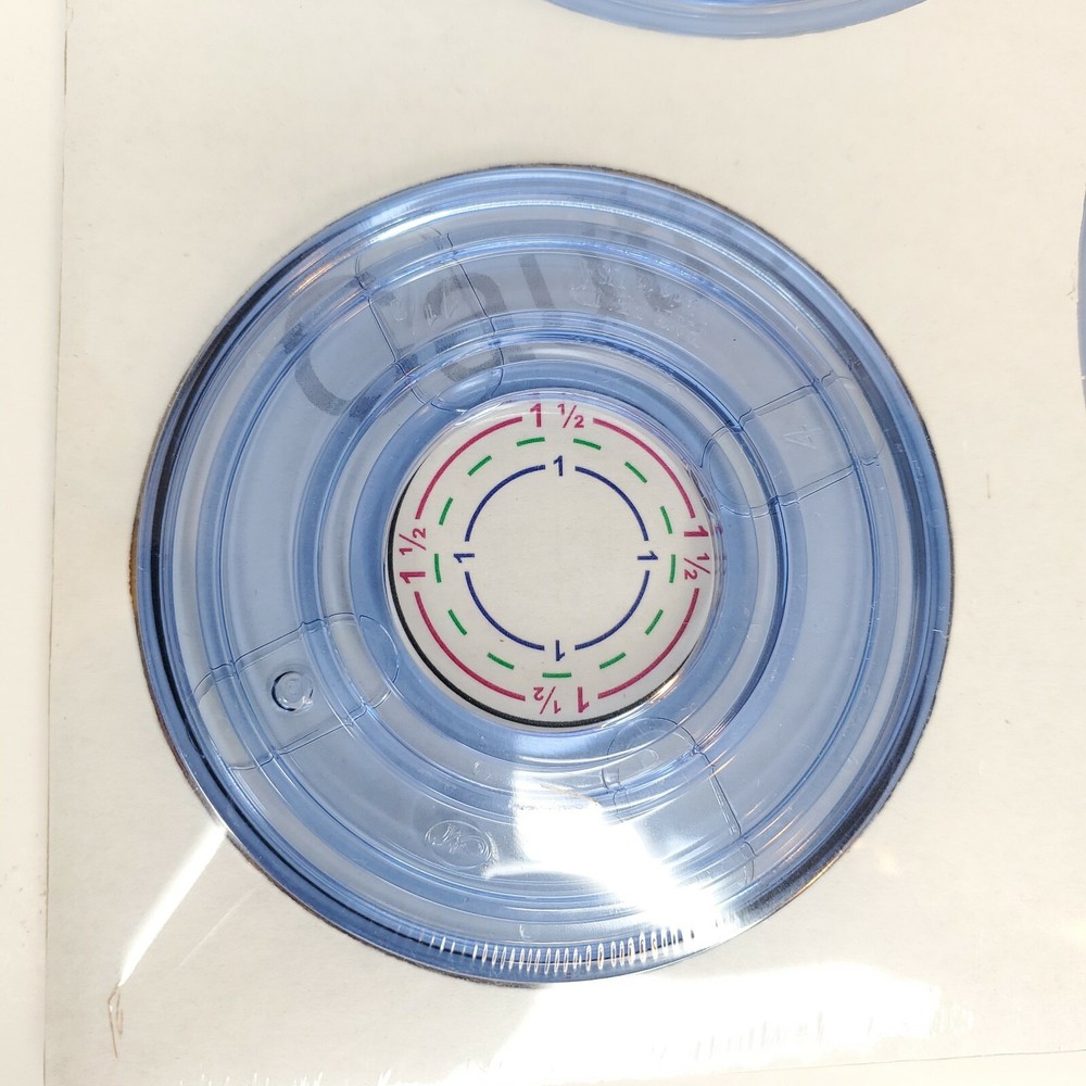 NEW CREATIVE MEMORIES custom cutting system 3 Circle Pattern & Sizing Template