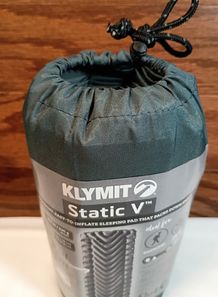 Klymit Static V Inflatable Sleeping Pad Gray NEW