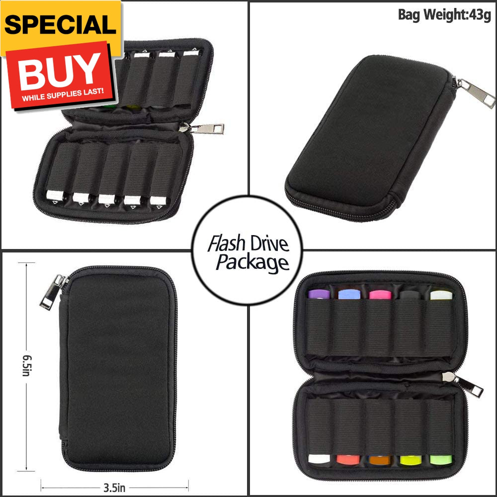 Flash Drive Case USB Storage Case USB Holder Storage Bag, Electronic Accessorie