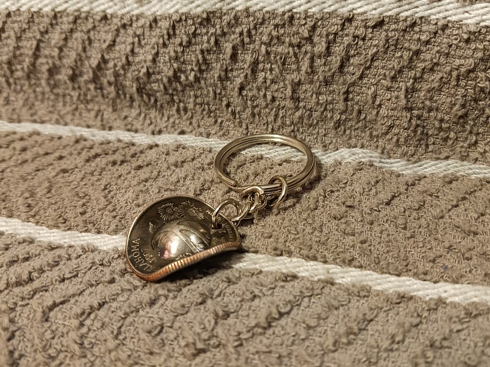 Oklahoma Cowboy Hat Keychain 2008