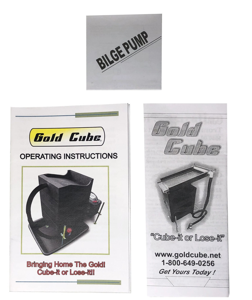 Gold Cube 3 Stack Deluxe - Includes Pump, Hose, Stand, and Prospecting Gear