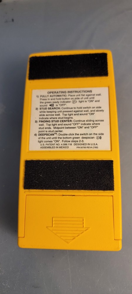 Zircon Studsensor Pro Hand Held Light Up Stud Finder Color Yellow' Tested Works