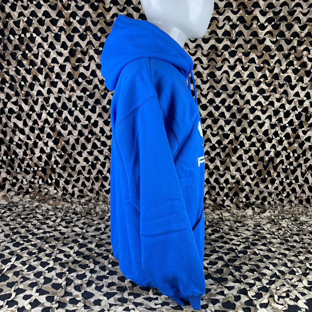 NEW JT Paintball Hooded Pull Over Sweatshirt - Blue - Medium