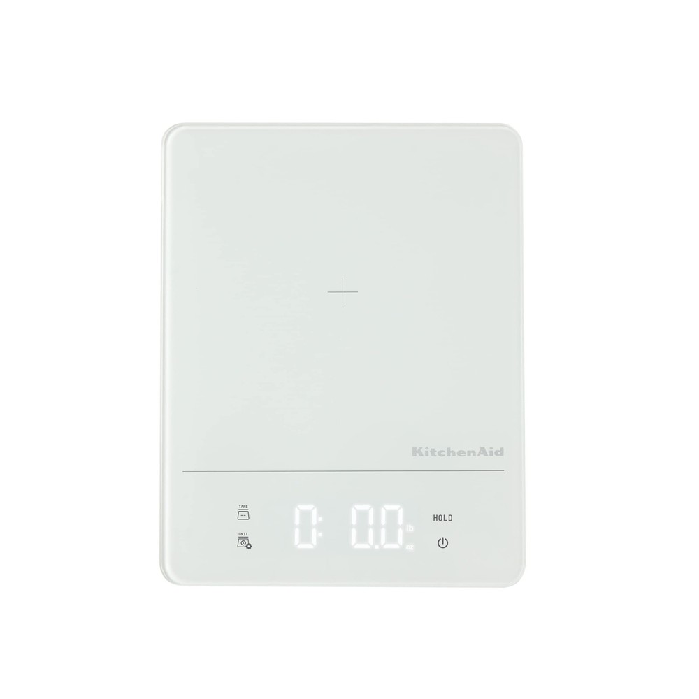 KitchenAid Digital Kitchen Food Scale, 11 pound, White