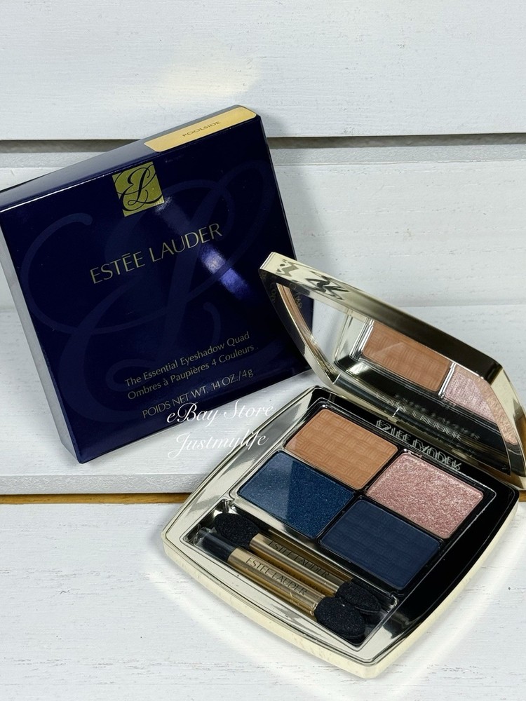 ~POOLSIDE~ Estee Lauder The Essential Eyeshadow Quad, Full Size & New in Box