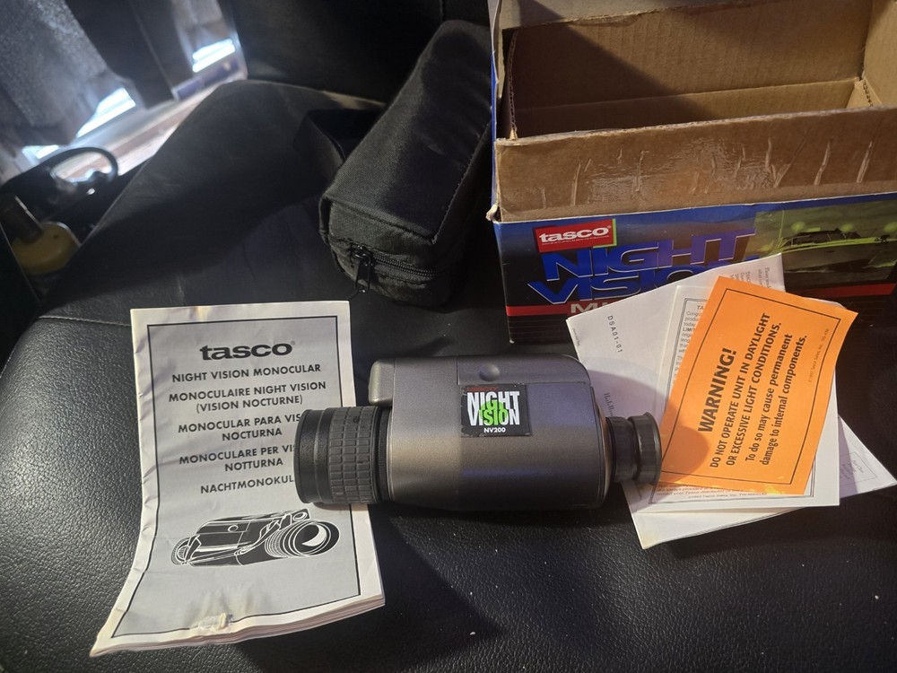 Tasco Night Vision Mini Scope NV200 Tested.
