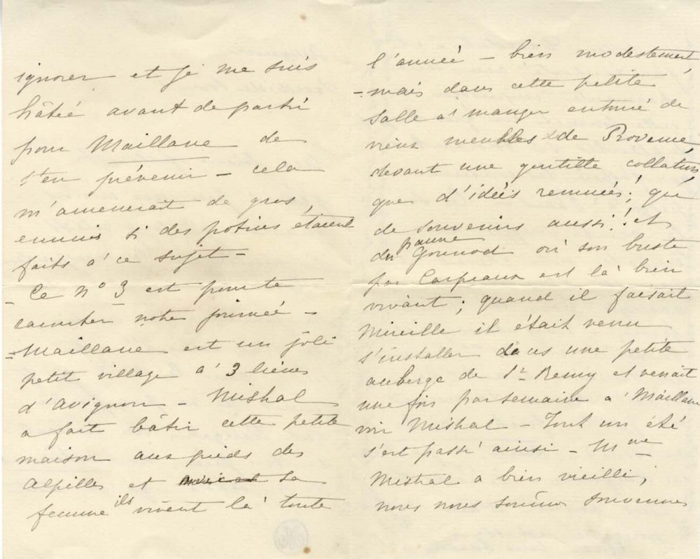 COMPOSER Jules Massenet FOUR autograph letters & enclosures