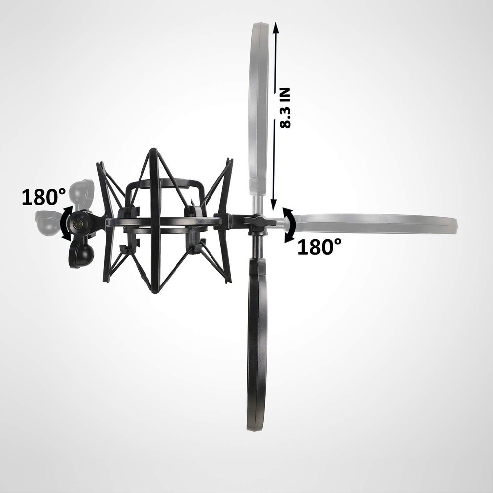 Blue Ember Mic Shock Mount with for Ember, SH100