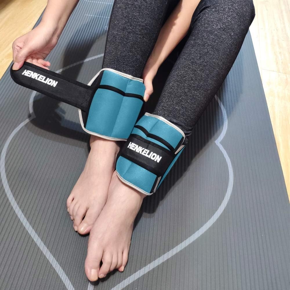 1 Pair Adjustable Ankle & Wrist Weights for Enhanced Training Experience