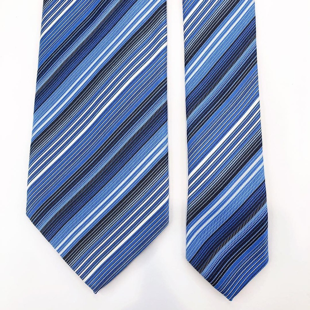 Paul Smith tie striped pattern blue