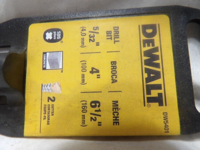 Dewalt 5/32" Drill Bit DW5401 SDS Plus