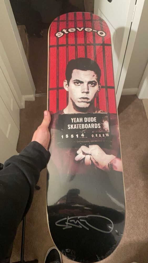 Autographed Stevo Skateboard Sealed