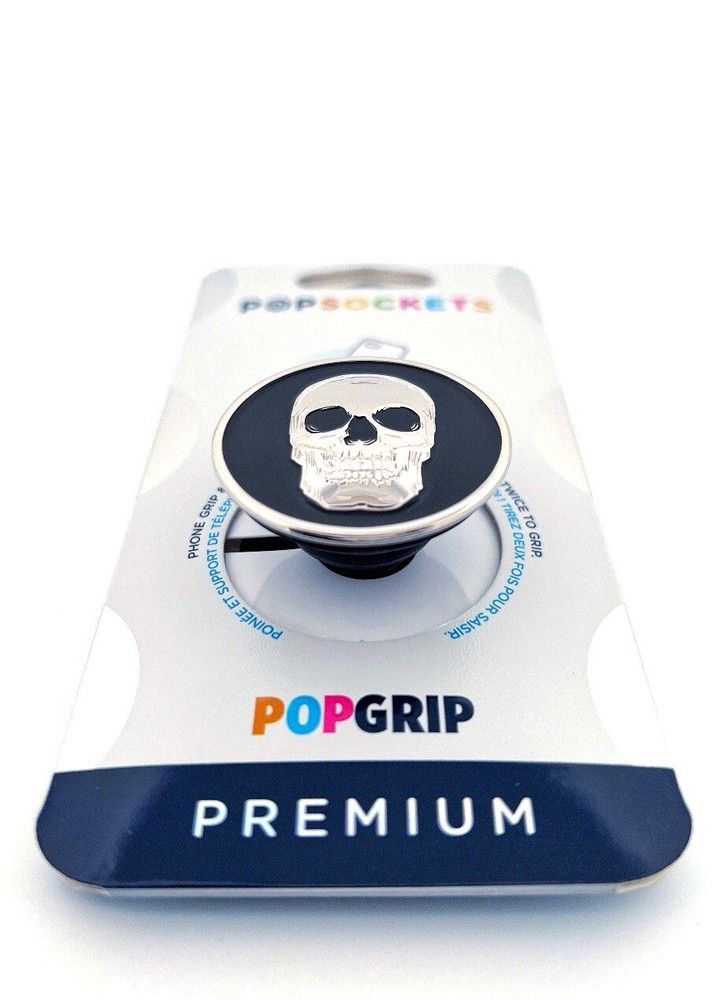 PopSockets Premium Enamel Metal Cranium Skull PopSocket Pop Socket Popsocket