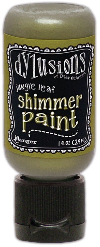 Dylusions Shimmer Paint 1oz-Jungle Leaf