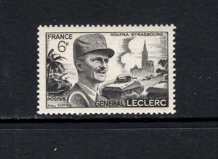 France 1948 GENERAL JACQUES LECLERC SC 604 MNH